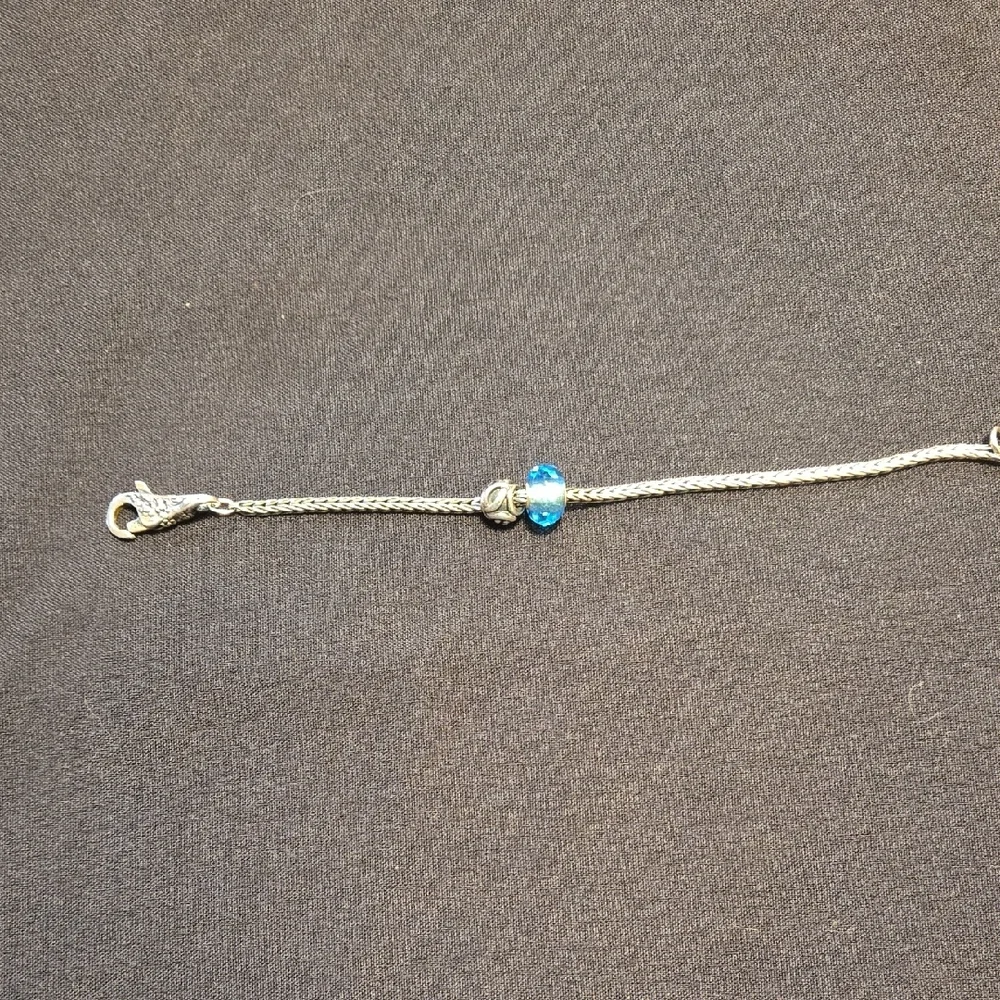 Trollbeads Sterling Silver Foxtail Bracelet - Picture 2 of 8